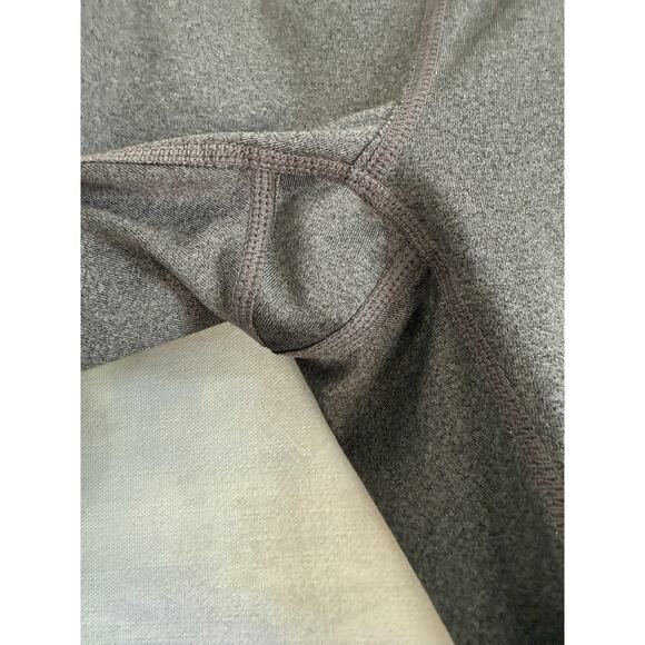 Reebok Women’s Leggings Gray Cropped Reflective Ankle - Medium - Picture 3 of 9